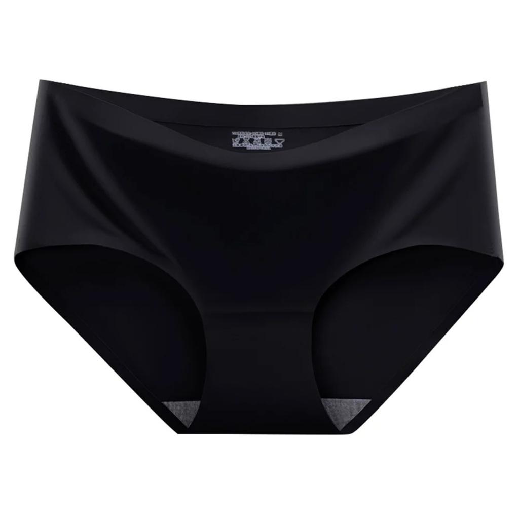 10 Pack Women's Seamless Panties Ice Silk Soft Multicolor