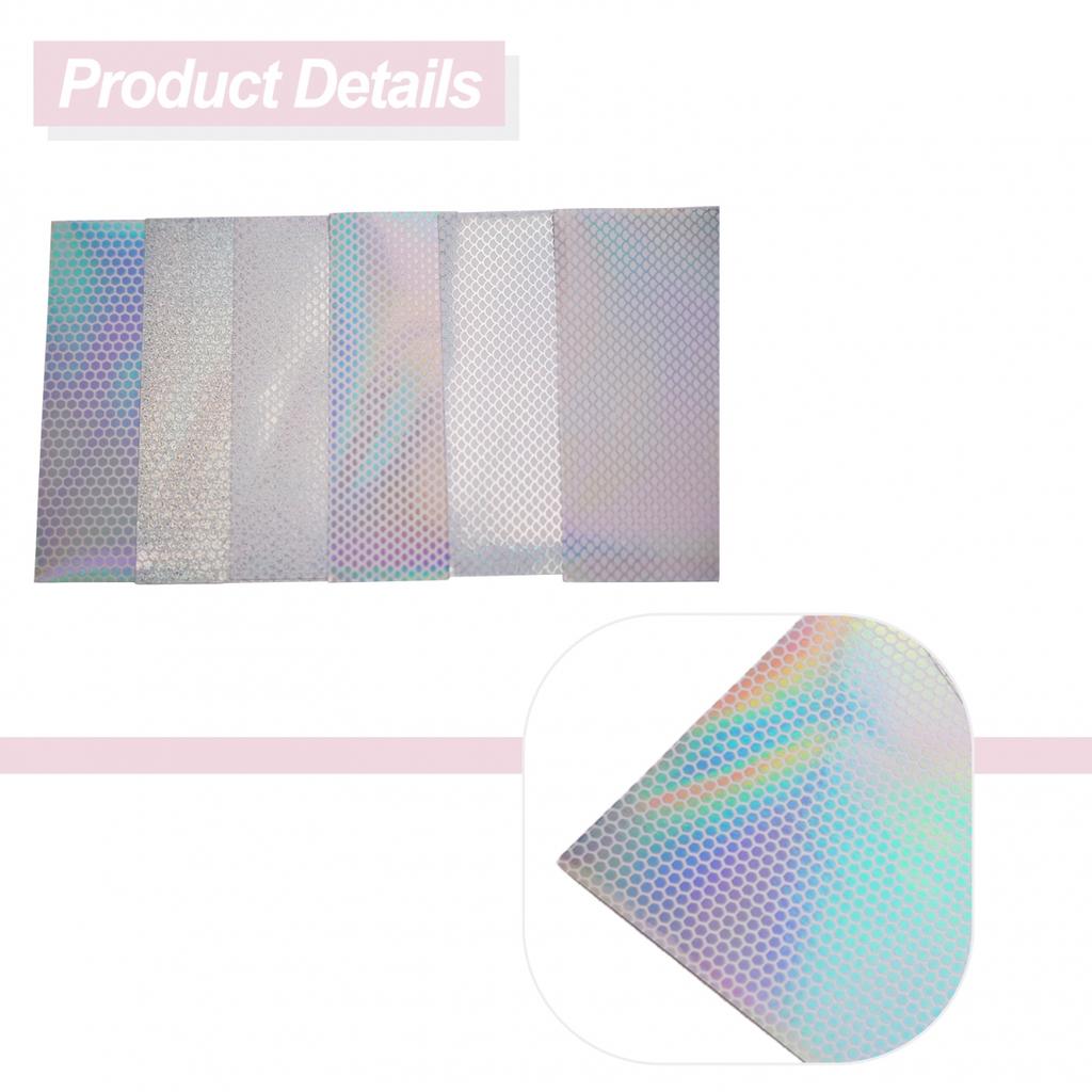 10pcs Lure 20x10cm Sticker DIY Modified Fish Scale Flash Bait Practical