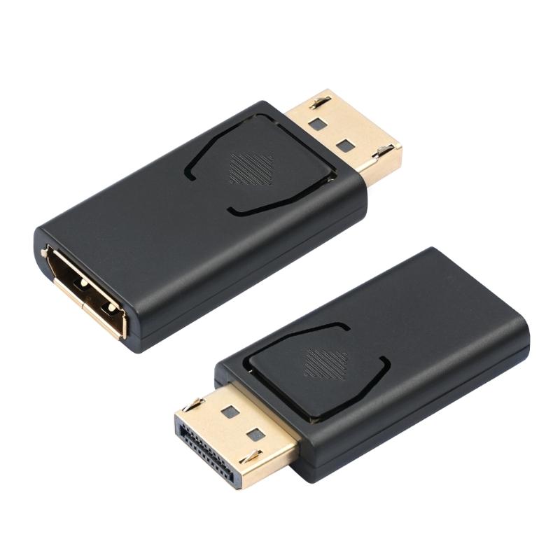 DP1.2 Male To Female Extension Adapter DP Converter Support 4K 144Hz Video Signal Transmission for Computer