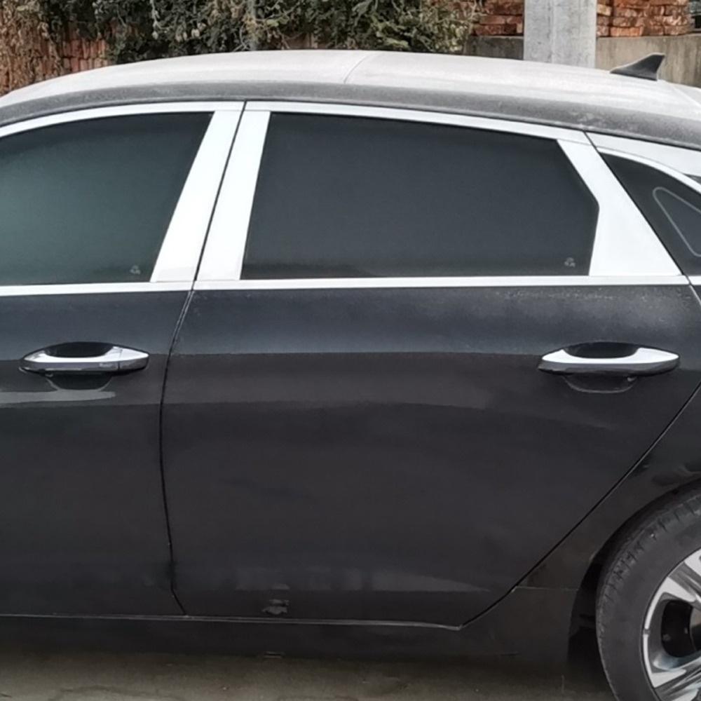 6Pcs Car Door Window Pillar Posts Trim Cover Sticker Chrome for KIA Optima/KIA K5 2020 2021 2022