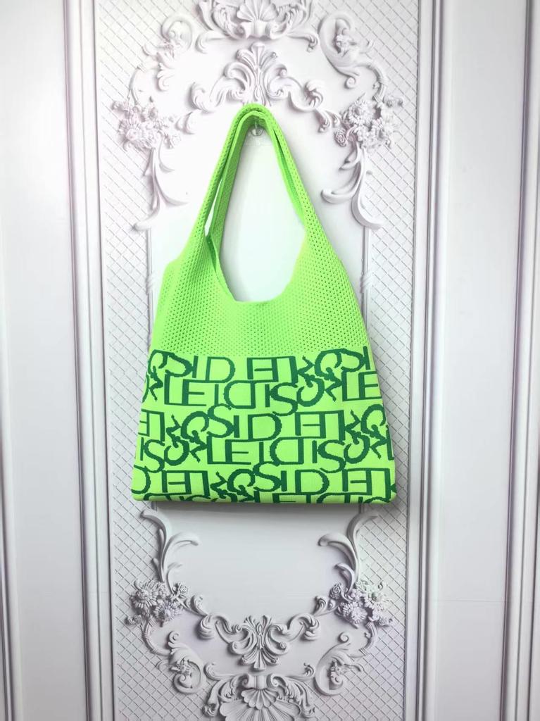 Exquisite 2026 Knitted One-Shoulder Tote: Versatile, Large-Capacity, All-Match Casual Handbag.