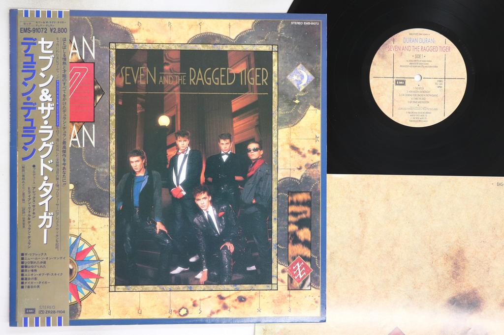 LP Record DURAN DURAN - Seven & The Ragged Tiger EMS91072 EMI 1983 Japan Obi Rock Used