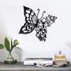 Rummy Wall Art Elegant Metal Wall Decoration Modern Metal Silhouette Easy Installation Decoration For For Bedroom Garden Garden Factors