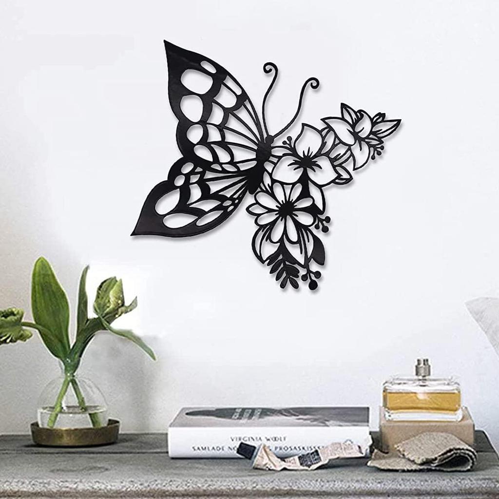 Rummy Wall Art Elegant Metal Wall Decoration Modern Metal Silhouette Easy Installation Decoration For For Bedroom Garden Garden Factors
