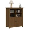 Sideboard Honey Brown 83 x 41.5 x 100 cm Solid Pine Wood