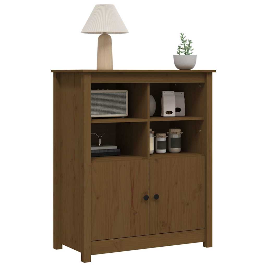 Sideboard Honey Brown 83 x 41.5 x 100 cm Solid Pine Wood