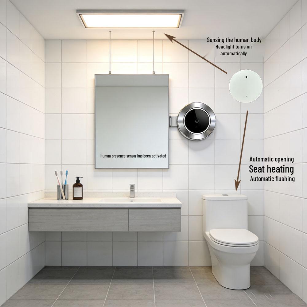 Zigbee/WiFi Ceiling-Mounted Millimeter Wave Radar Sensor for Smart Home Integration