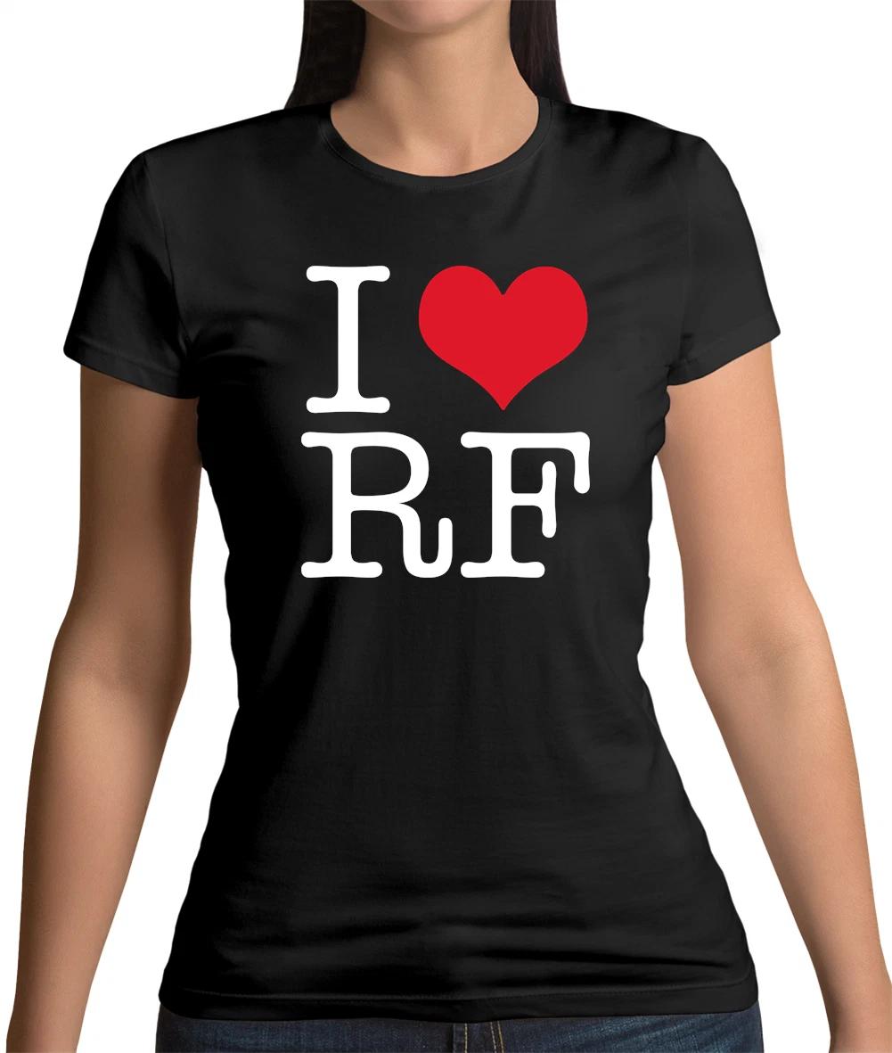 I Heart Celeb Initials RF Womens T-Shirt - Tennis - Sports - Federer - Player XXXL