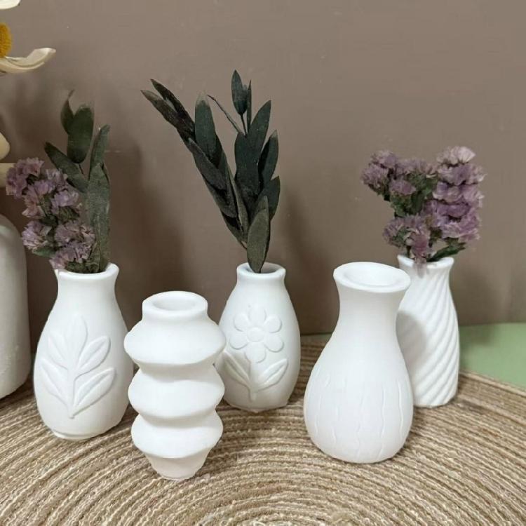 High Detail Silicone Mold for Arrangement Flowerpot Mini Vase Making Tool Realistic Pattern Crafting Accessory