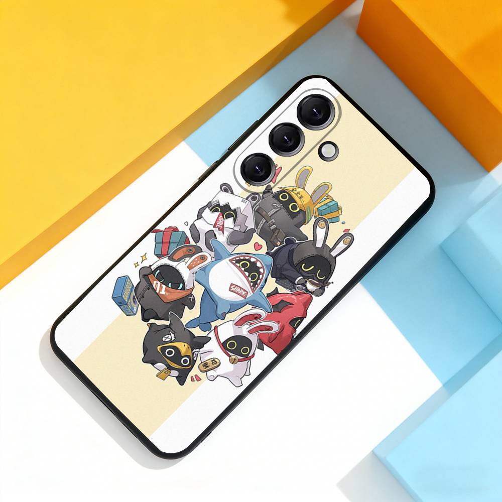 Z-Zenless Zone Zero Cute Phone Case For Samsung Galaxy A 73,72,51,53,52,71,22,5G,Note,J7,8,9 Soft Precise Hole Black Cover