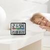 Temperature Humidity Meter with Time Date Display Hygrometer Monitors for Home Indoor LCD Testing Meter Thermometers
