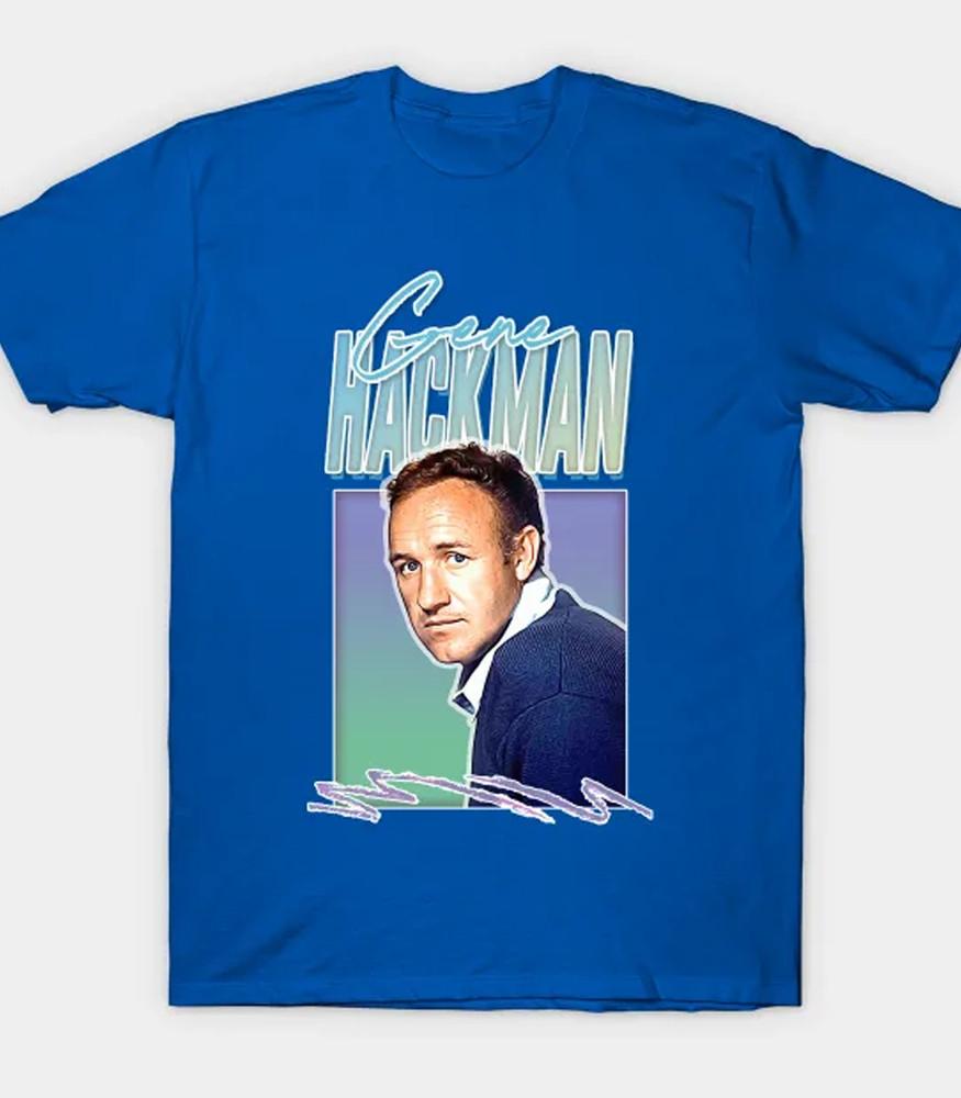 Gene Hackman memory blue T-shirt short sleeve All sizes S to 5XL XZ526