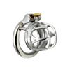 Male Chastity Lock Stainless Steel CB Penis Cage Metal Adult Sex Toys Ga Cock Ring Ball Stretcher Slave BDSM