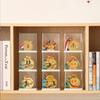 Multi-Functional Medal Individual Display Box, Stackable Tabletop Transparent Plastic Visible Rectangular Storage Box