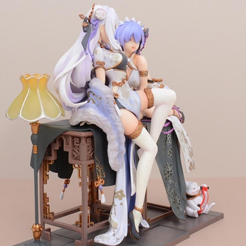 Re:life In A Different World From Zero Rem Emilia Chinoiserie Kleidung Figur Modell Sammlung Schreibtischdekoration Schmuckstücke Geschenke