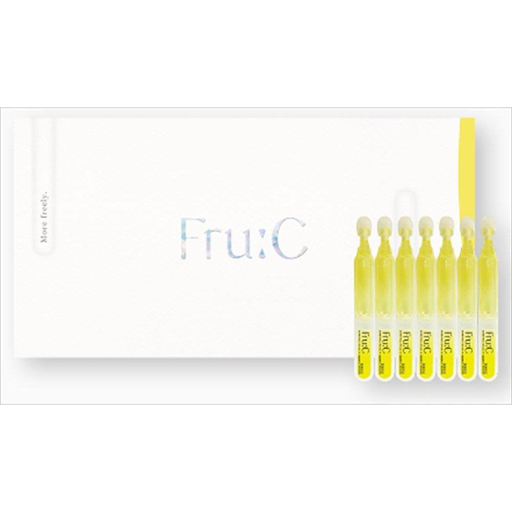 fru:C Vitamin Drop All-in-One Facial Serum 1ml x 28 Packets, Double Vitamin C Quasi-Drug Skin Care Essence, Made in Japan