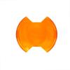 KC HiLiTES 5104 6" SLIMLITE LED - Light Shield - Amber