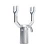 Aluminum Alloy Clothes Pole Fork Head Tool-free Installation High Load Bearing for Novice Easy Replacement Use
