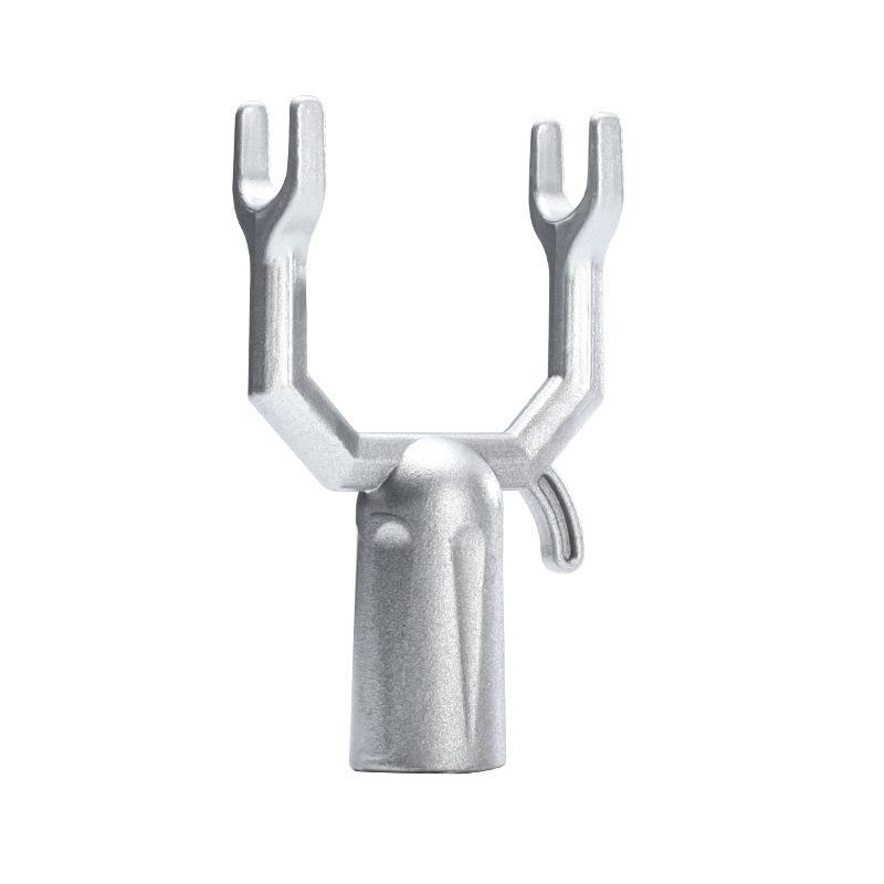 Aluminum Alloy Clothes Pole Fork Head Tool-free Installation High Load Bearing for Novice Easy Replacement Use