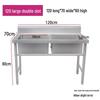 Diannan 304 Stainless Steel Double Basin Kitchen Sink
