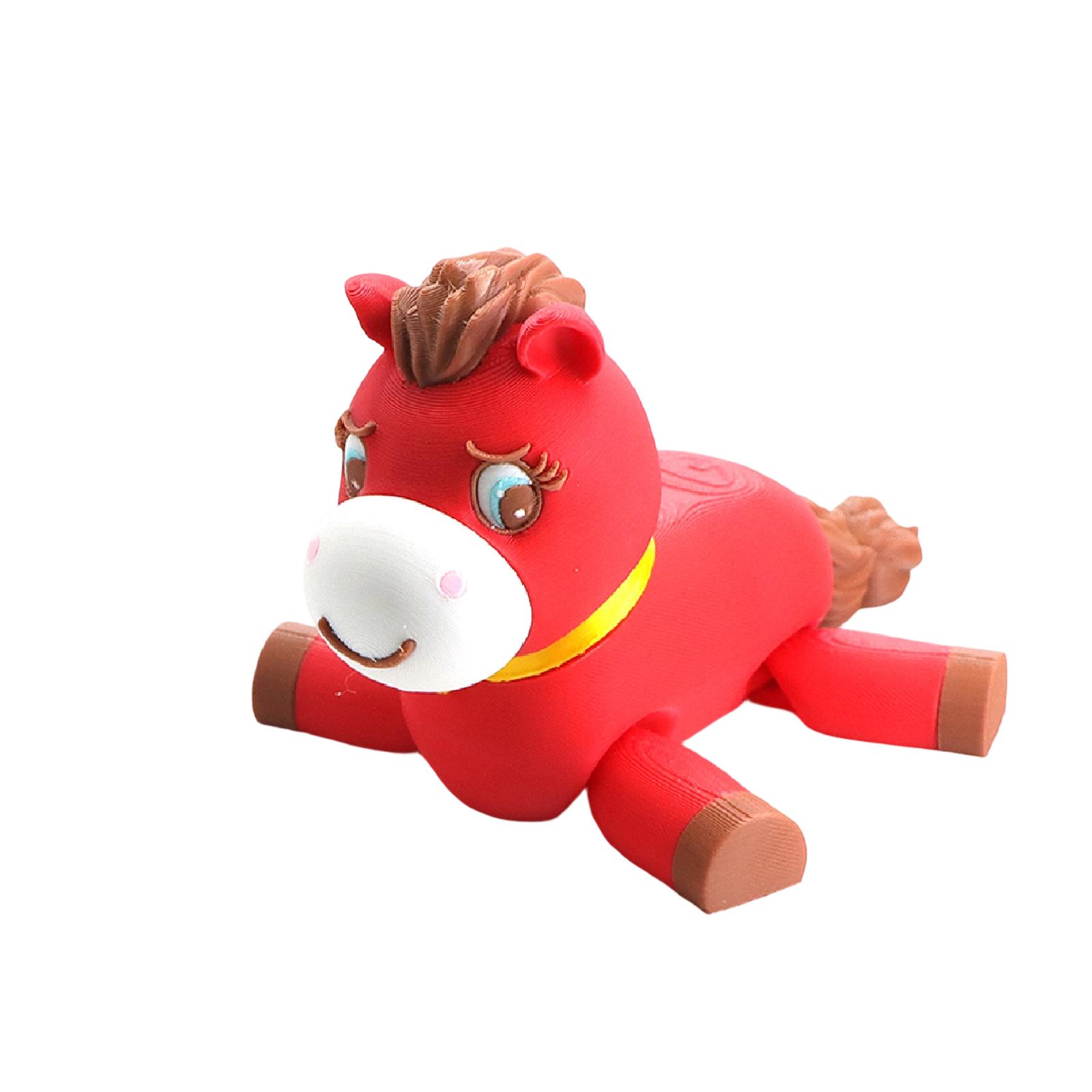 7cm Horse Year Of Toy - Work With A Smiling Horse, Leave With A Crying Horse