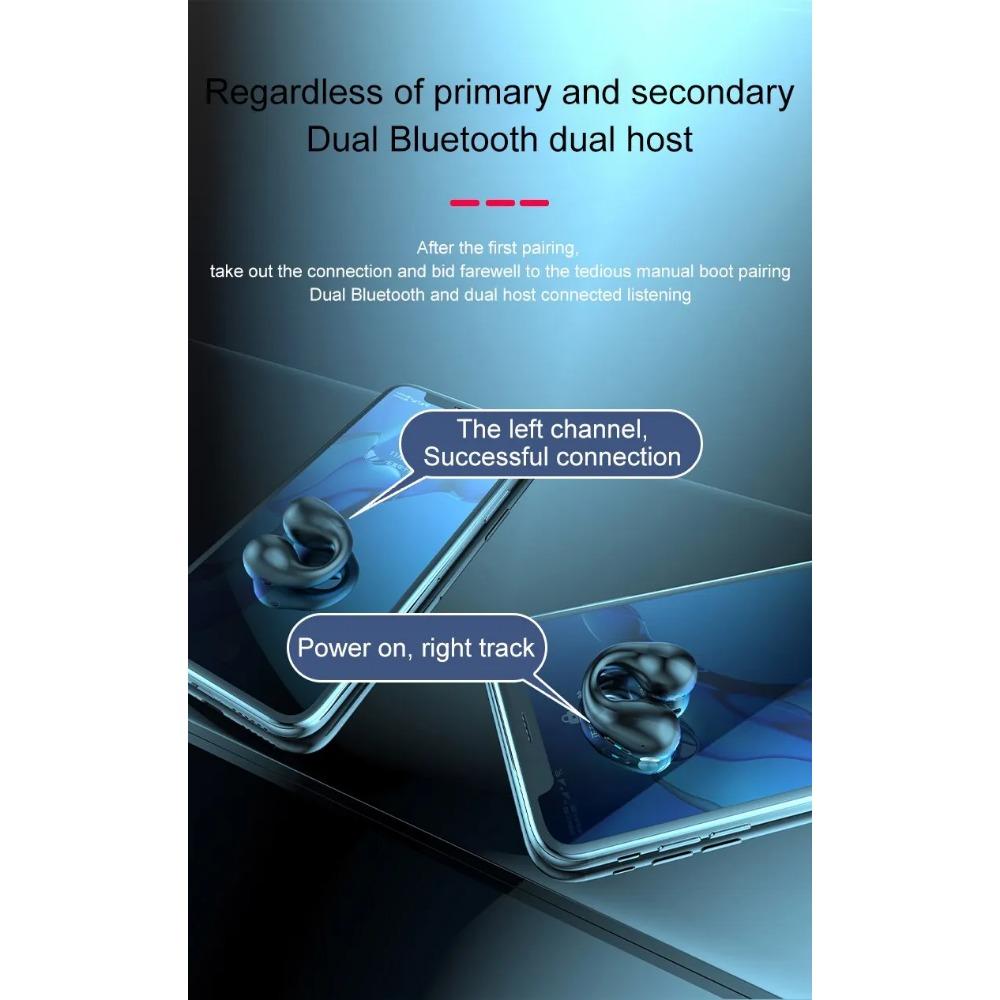 TWS for Ambie Sound Earcuffs Ear Bone Conduction Earring Wireless Bluetooth Earphones Sport Headphones Earbuds For Phones