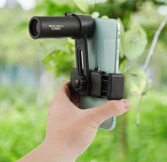 Teleskop 2000X25 HD Monokulart teleskop Monokulart, kan ta bilder med en mobiltelefon Mini bærbart teleskop Reiseteleskop