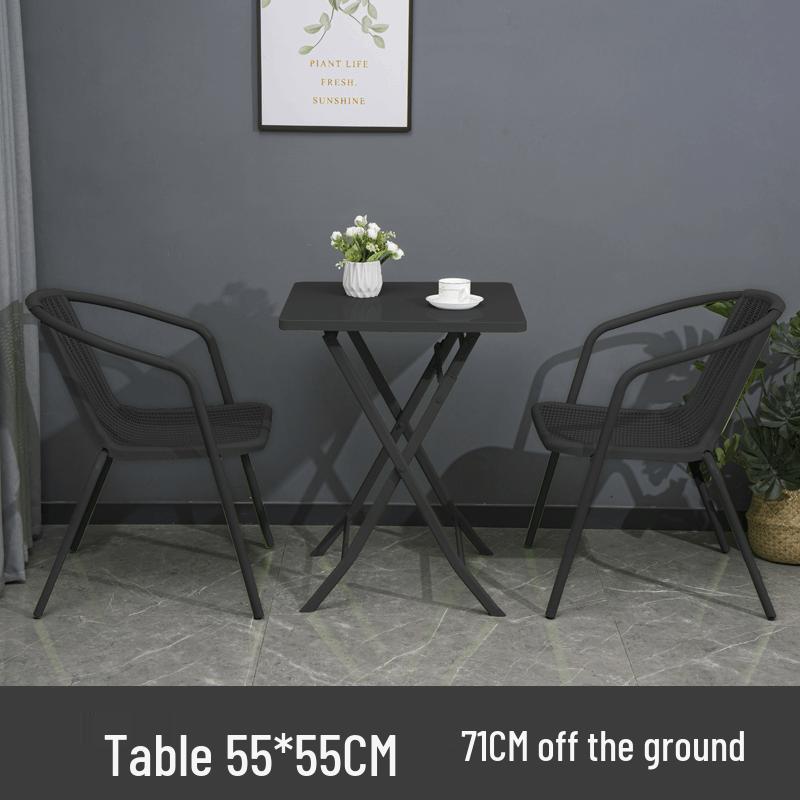 European Style Outdoor Cafe Milk Tea Table and Chair Set