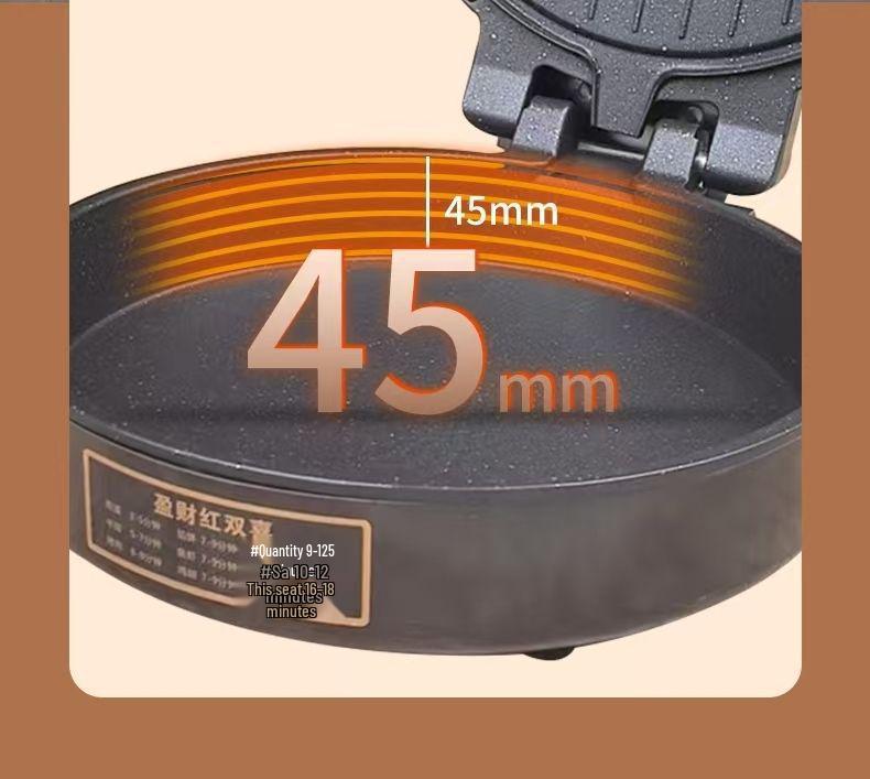 Double-Sided Non-Stick Electric Griddle & Pancake Maker for Grilling and Frying