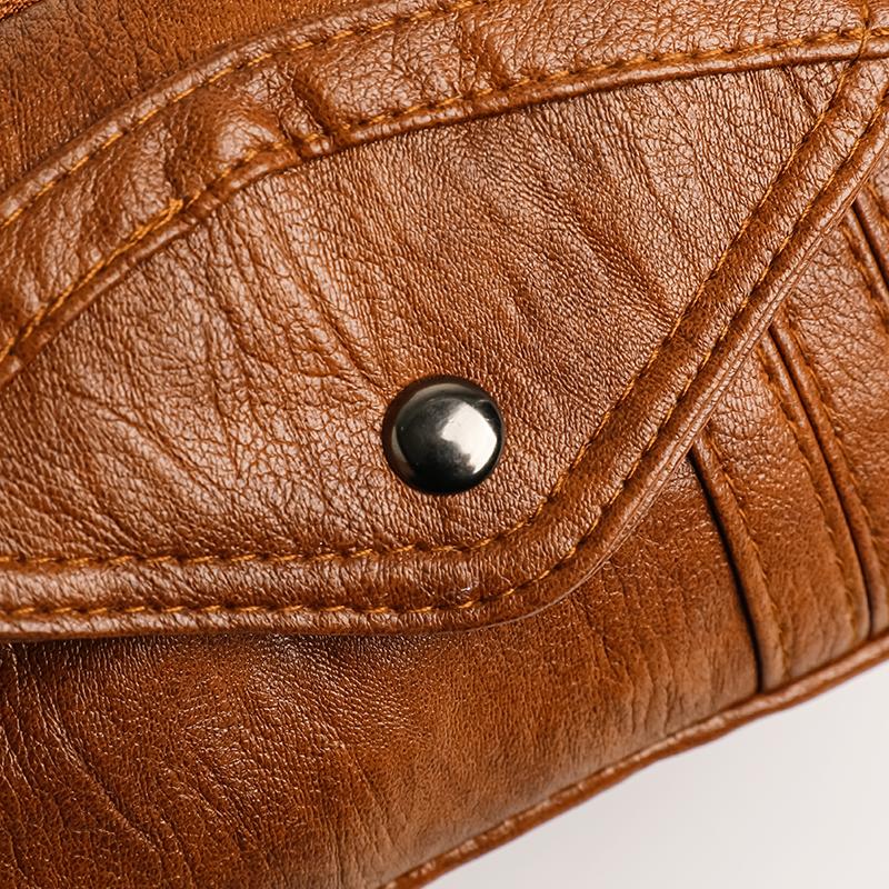 PU moteriškas daugiašaknis rankinis krepšys didelės talpos mamos krepšys vintažinis krepšys per petį