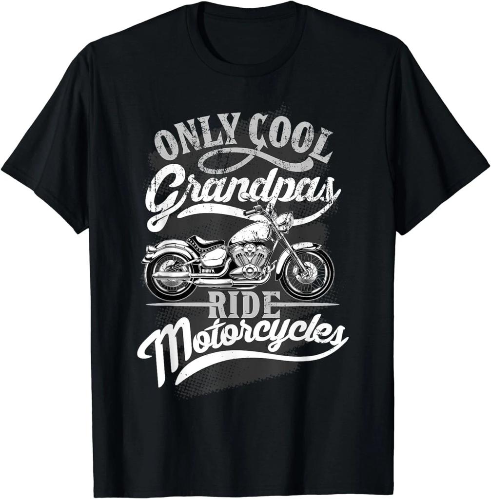 Only Grandpas Ride Motorcycles Quote for Grandpa Motorbikes Gift Unisex T-Shirt