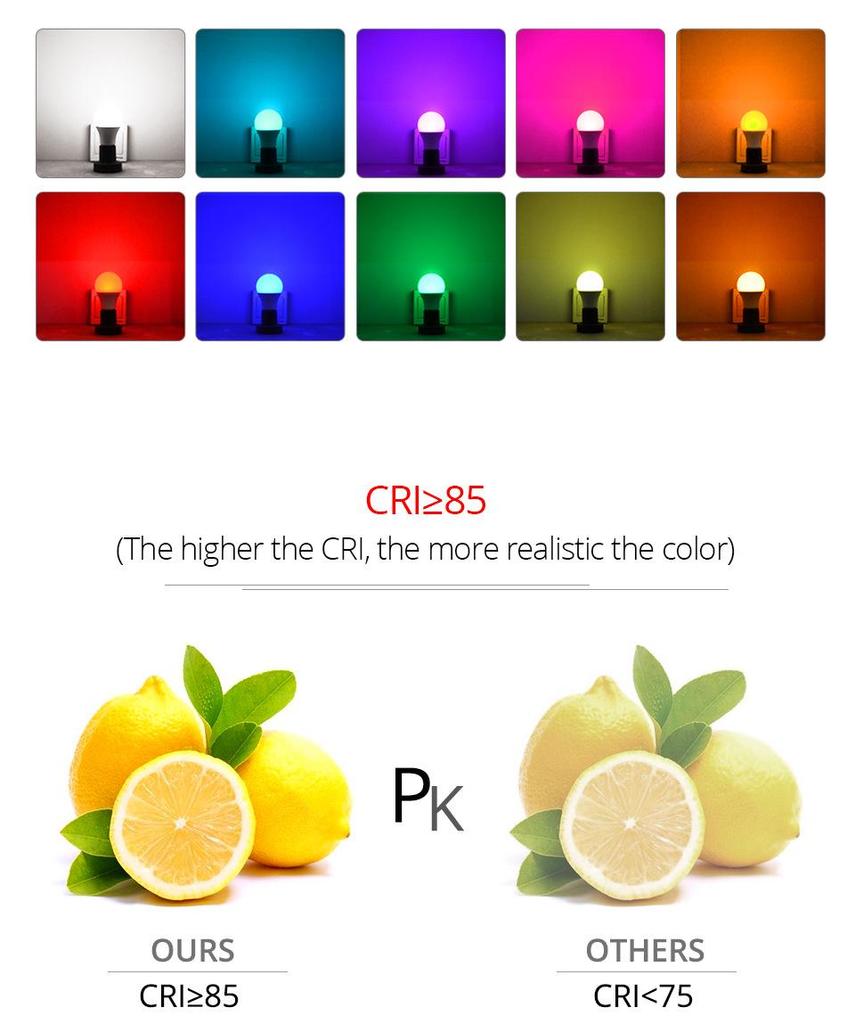GU10 Smart LED RGB Bulb: Mobile-Controlled Colorful Dimmable Spotlight