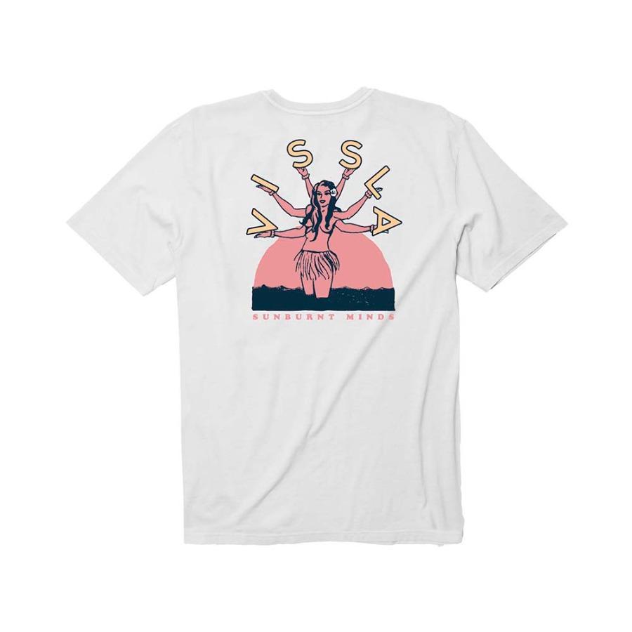 Bisla So Burnt Ss Pkt Tee-Wht L (V22S196171010792)