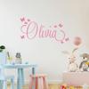 Custom Name Star Wall Decal - Personalized PVC Vinyl Sticker for Birthday & Home Decor, Removable for Living Room and Bedroom