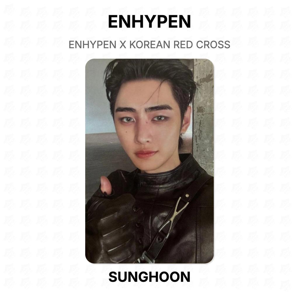 ENHYPEN X KOREANISCHER ROTKREUZ Offizielle Fotokarte