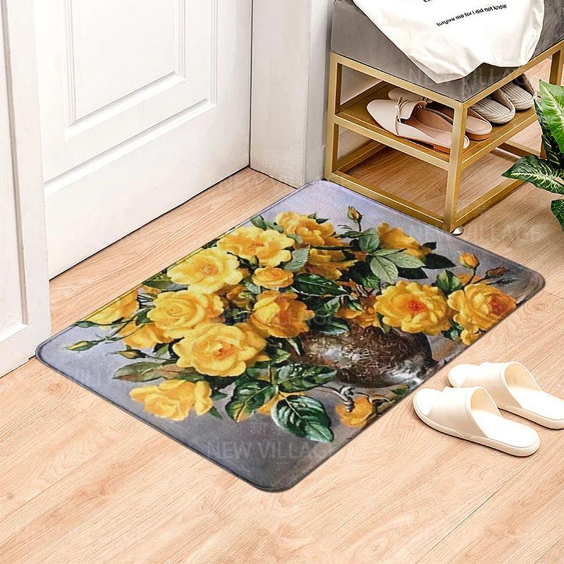 House entrance carpet Home doormat Modern Nordic style Room Bath mat Foot mat bathroom non-slip mat Kitchen water absorption mat