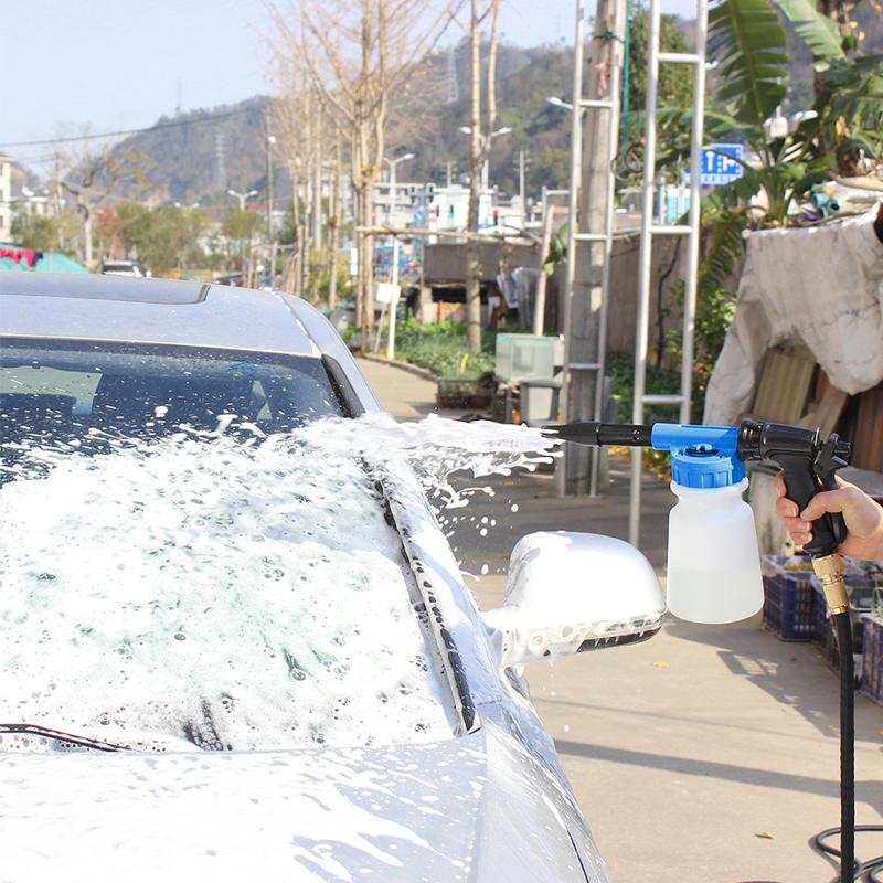 SEAMETAL Bilskum Vannpistol Sprayboks Håndluftpumpe Sprayflaske Med Slange Pluggkobling For Hage Rengjøring Sprøyte Kannevanning