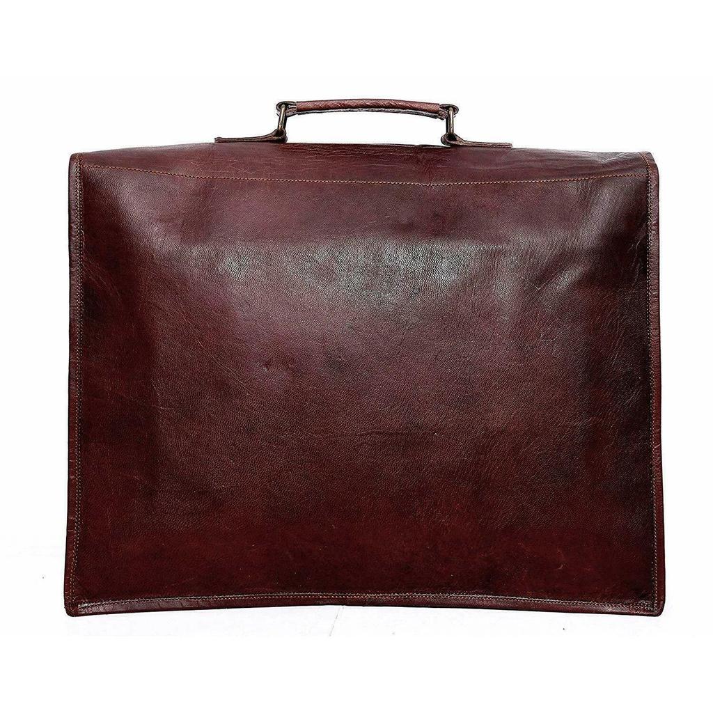 Messenger Shoulder Men Satchel S Laptop Briefcase Bag Leather valuable Vintage