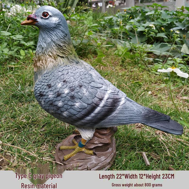 Dove Tree Resin Garden Ornaments: Outdoor Sculpture & Horticulture Set