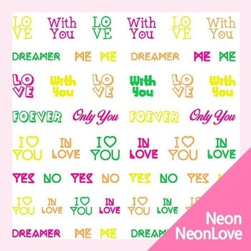 

Professional Nail Art _ Neon Love