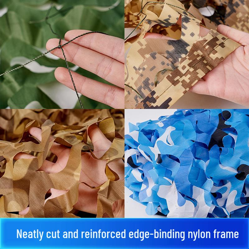 Anti-Drohnen Outdoor Tarnnetz: Einzel-/Doppelschicht-Schatten für Dschungel