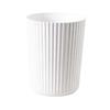 Household Trash Bin With Striped Pattern For Kitchen Bathroom Office Space Saving Small Waste Can for Home Use