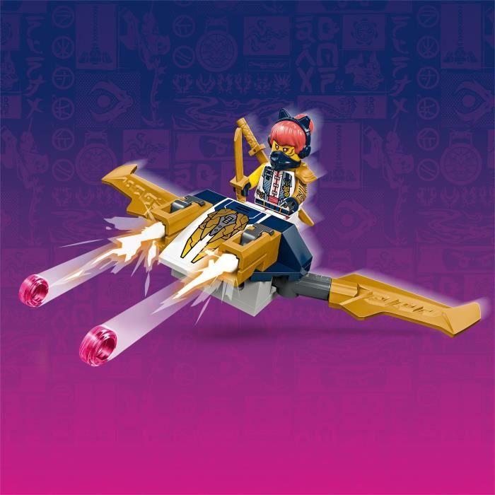 Lego® ninjago® 71820 le véhicule combiné de l’équipe des ninjas - planeur, bolide ou motos