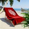 AS Monaco Aufdruck Strandtuch, Großes Weiches Schnelltrocknendes Handtuch für Strand Camping Schwimmen