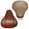 Motorradfeder Solositz Distressed Soft LeatherCushion Montagesatz für Sportster Bobber Chopper Heritage Springer
