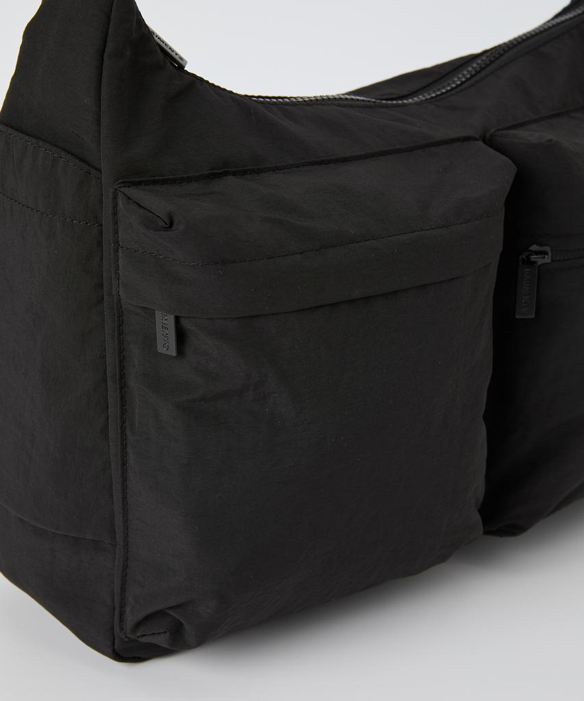 Raiment Hobo Citywalker Multi Crossbody Bag_Black