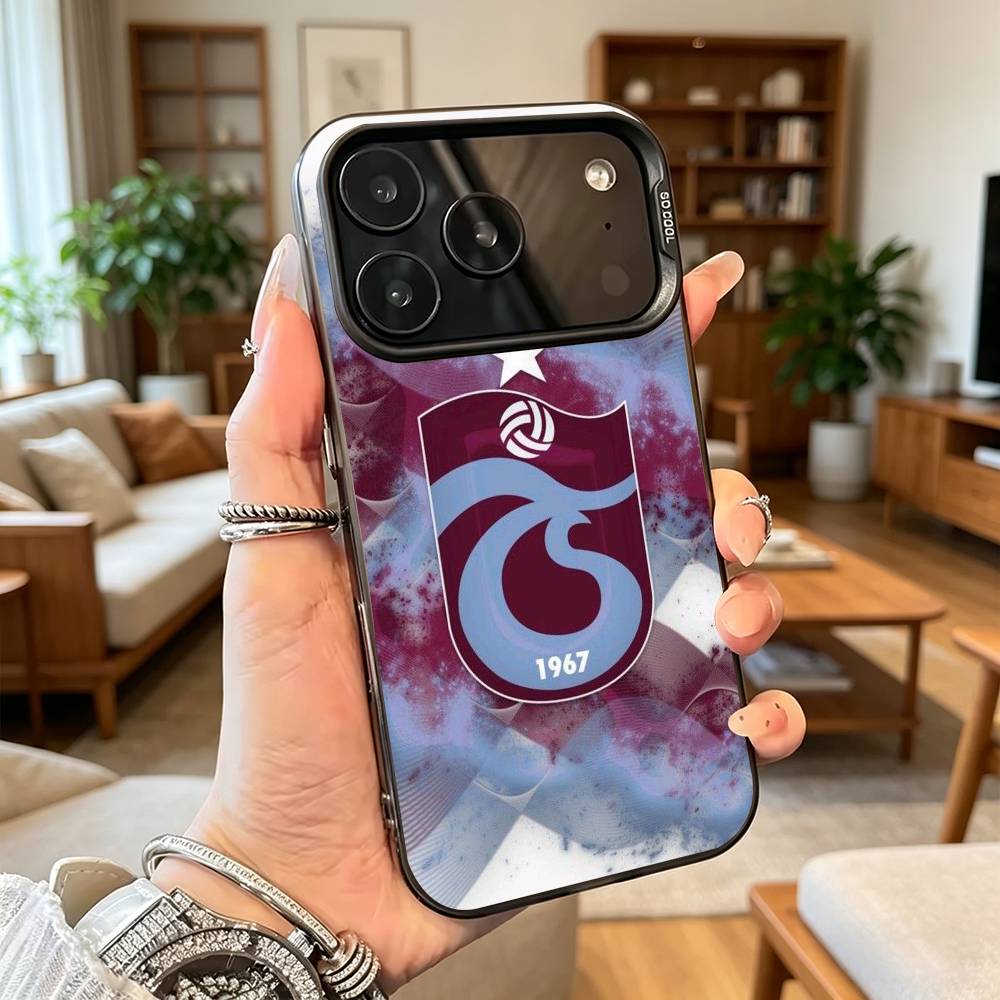 T-Trabzonspor  Phone Case For iPhone 17,16,15,14,13,12,11 Plus,Pro Max,XS,Colored Silver Plated Inside Cover