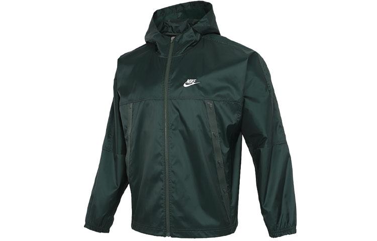 Куртки Nike Мужские Зеленые С капюшоном Умеренные Другое DC6978-337 M