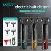 VGR Hair Trimmer Cordless Hair Cutting Machine Electric Hair Clipper Professional Haircut Barber DLC Blade Trimmer for Men LED Digital Display V-930