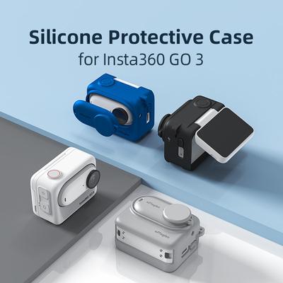 Silikonový kryt těla pro Insta360 GO3 Silikonový kryt Prachotěsné ochranné pouzdro pro ochranu objektivu Insta360 GO3 Příslušenství